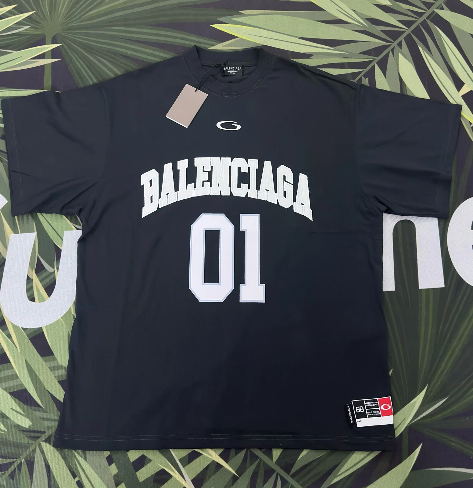 Balenciaga T-shirt in sportstijl