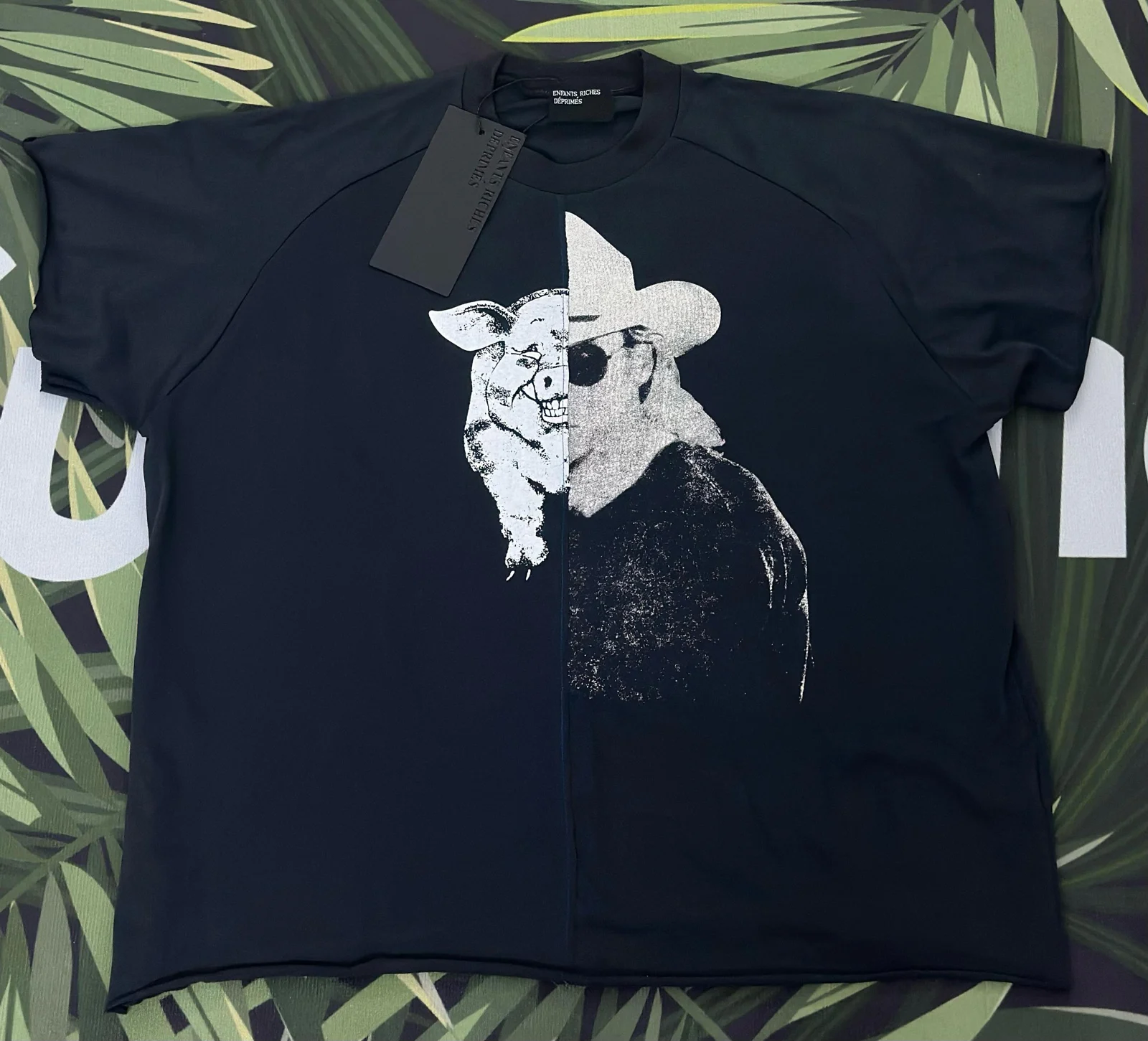 T-shirt met gezichtsprint van Givenchy