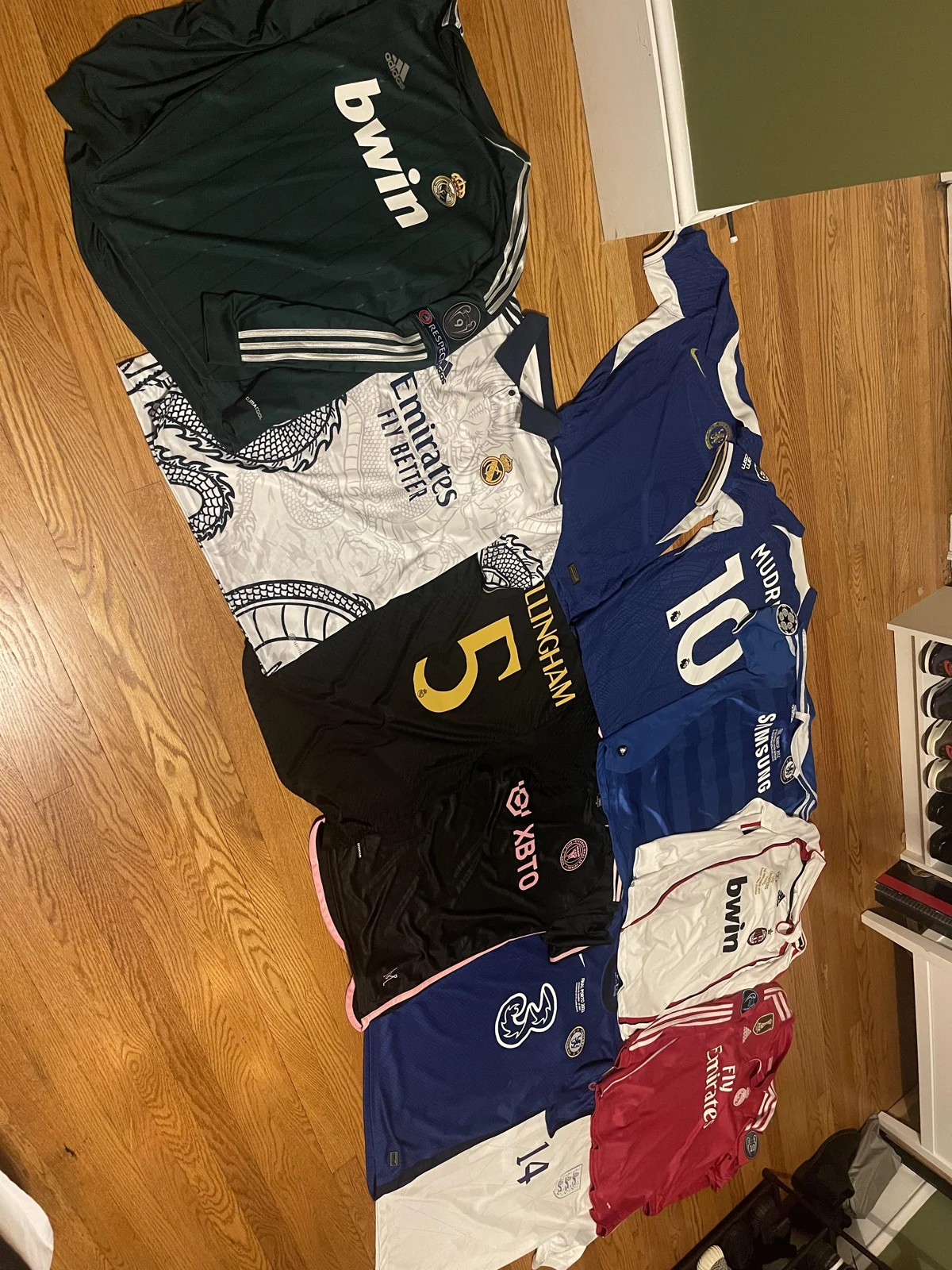 Voetbalshirts en bedrukte kleding