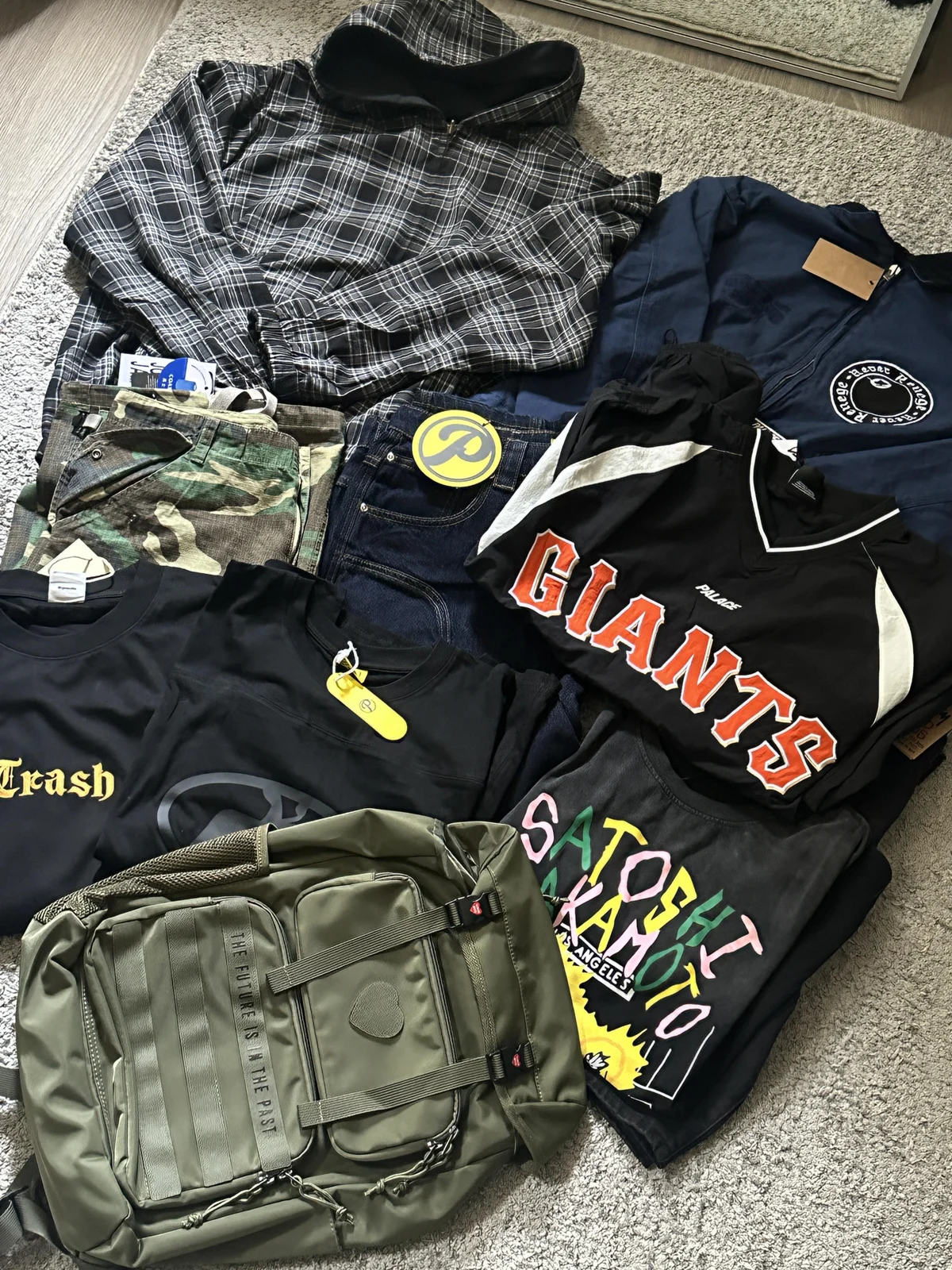 The complete fall haul laid out together